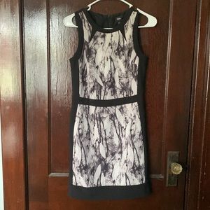 Black Marble Front Dress